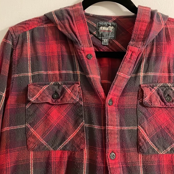 TNA Plaid Flannel Shirt - Picture 2 of 4